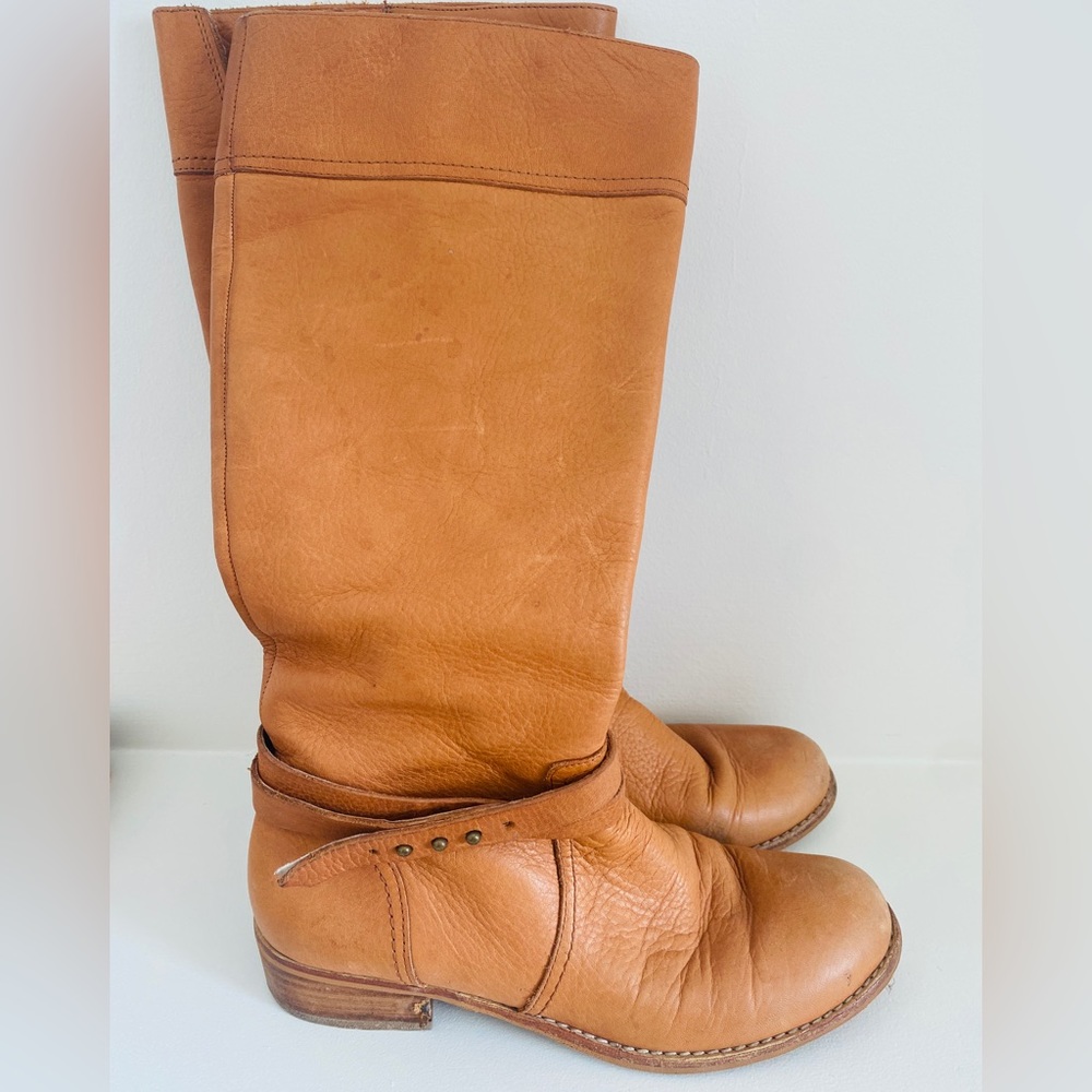 Lands end leather riding boots